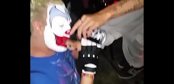  Clown Sucking On Toes